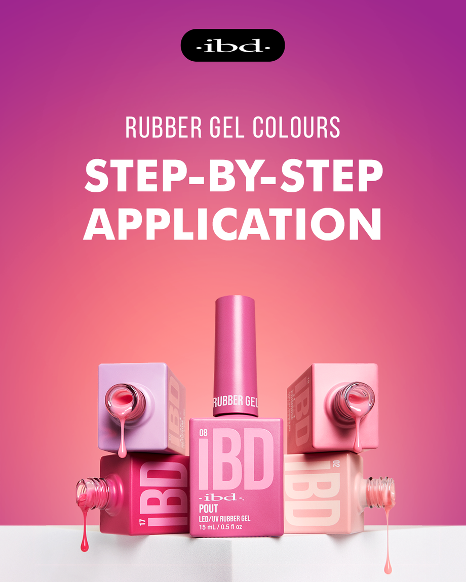 ibd Rubber Gel Pink Silk 15ml - Professional Salon Brands