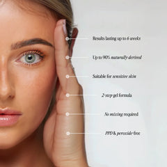 Brow Code Brow Gel Tint Kit - Light Brown - Professional Salon Brands