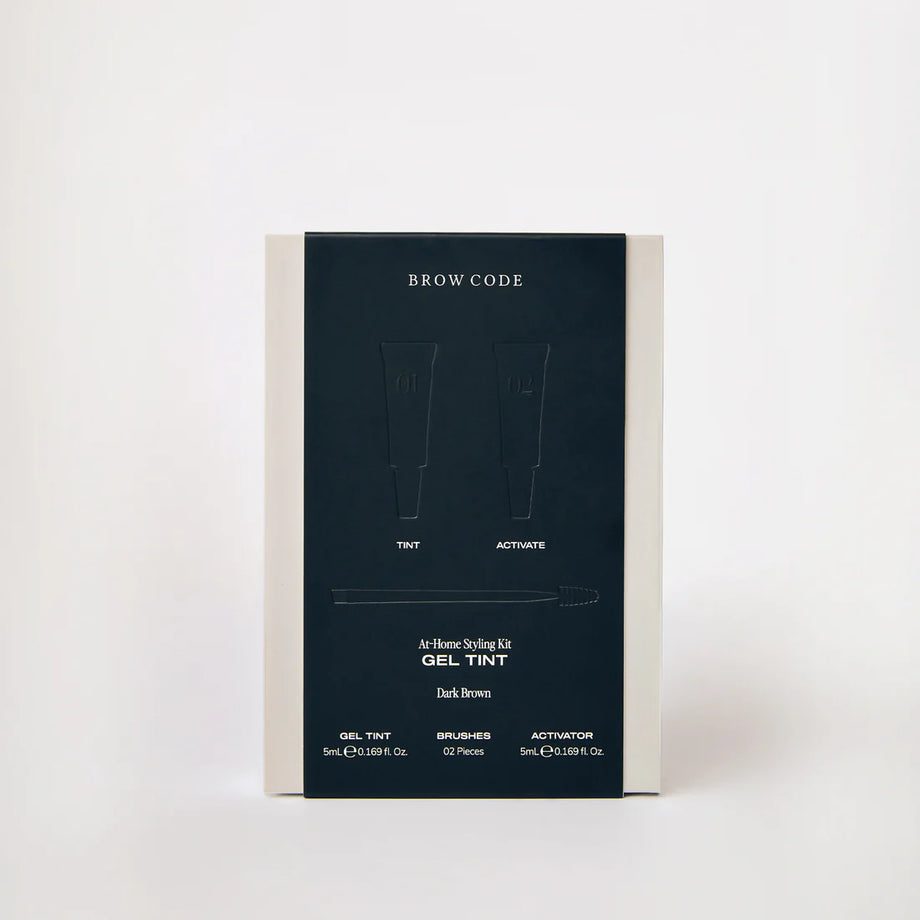 Brow Code Brow Gel Tint Kit - Dark Brown