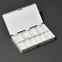 ibd Soft Gel Tips - Medium Stiletto 504 Tips / 12 Sizes - Professional Salon Brands