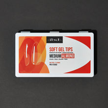 Load image into Gallery viewer, ibd Soft Gel Tips - Medium Almond 504 Tips / 12 Sizes - Professional Salon Brands
