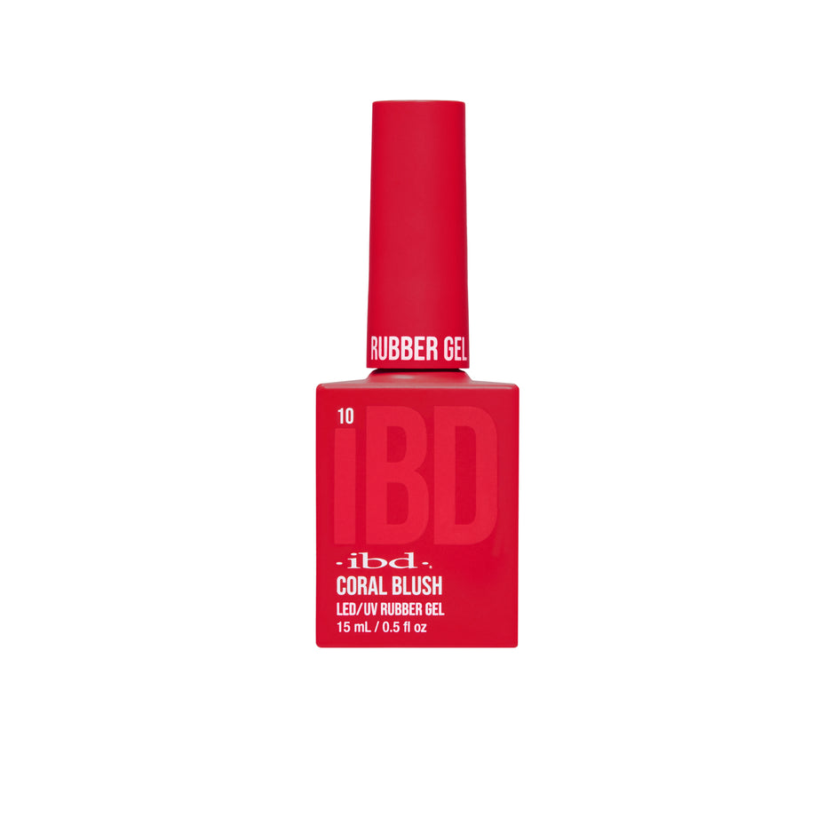 ibd Rubber Gel Coral Blush 15ml - Professional Salon Brands