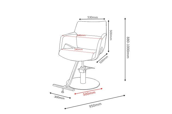 Karma Cessnock Salon Chair - Professional Salon Brands