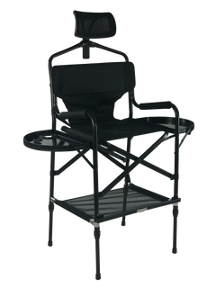 Karma Greenacre Portable Makeup Chair Black - Professional Salon Brands