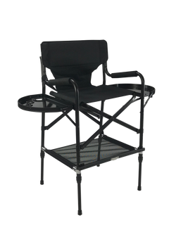 Karma Greenacre Portable Makeup Chair Black - Professional Salon Brands