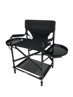 Karma Greenacre Portable Makeup Chair Black - Professional Salon Brands