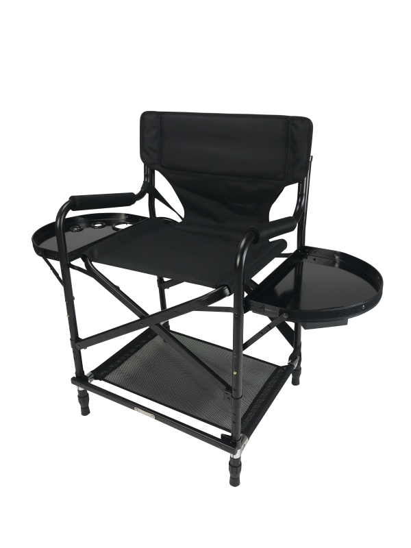 Karma Greenacre Portable Makeup Chair Black - Professional Salon Brands