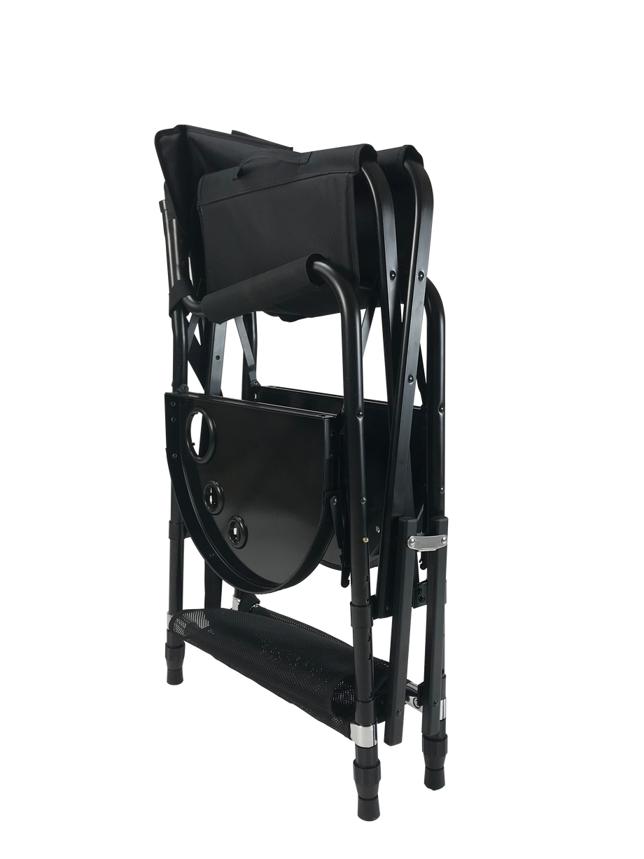 Karma Greenacre Portable Makeup Chair Black - Professional Salon Brands