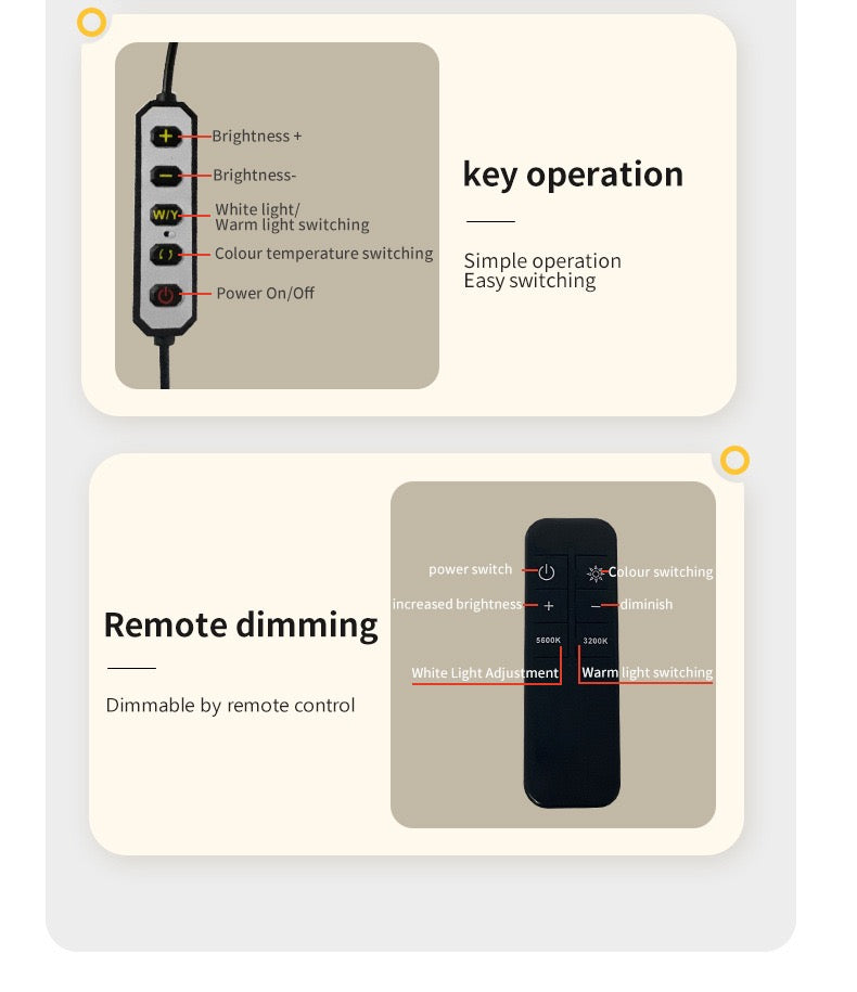 Karma Half Moon Beauty Light 23″ - Professional Salon Brands