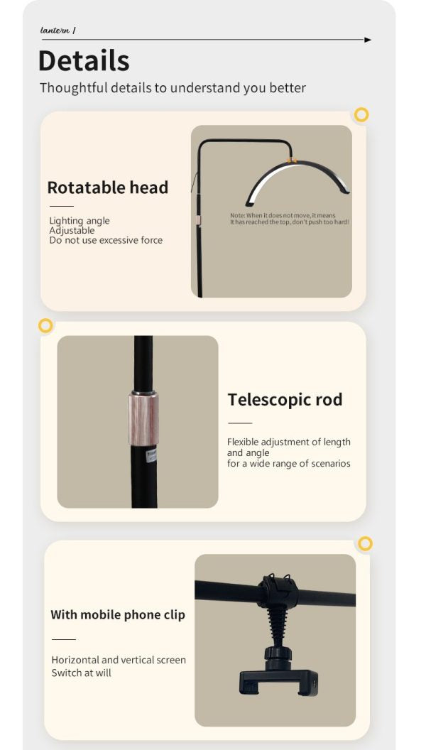 Karma Half Moon Beauty Light 23″ - Professional Salon Brands