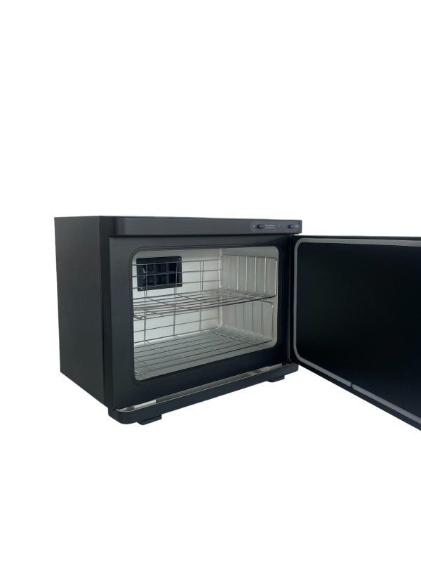 Karma Hot Towel Cabinet Black 24L with Adjustable Temperature