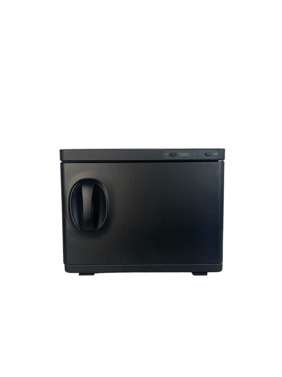 Karma Hot Towel Cabinet Black 24L with Adjustable Temperature - Professional Salon Brands