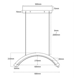 Karma LED 28″ Ceiling Mounted Lamp - Professional Salon Brands