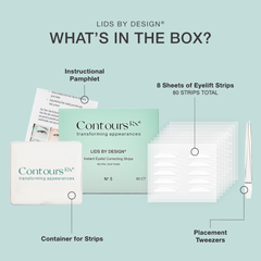 Contours Rx Lids By Design (80 Strips) - Professional Salon Brands