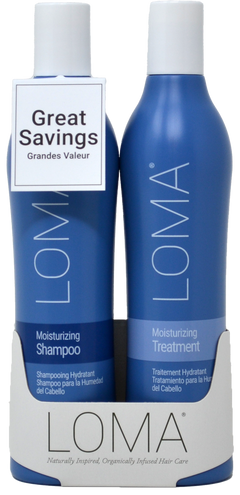 Loma Moisturizing Shampoo and Treatment Duo - Professional Salon Brands