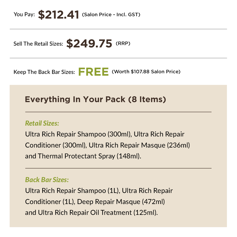 Macadamia Ultra Rich Kit (Limited Time) - Professional Salon Brands