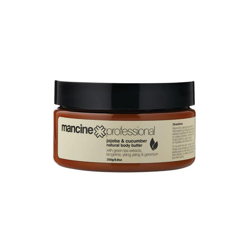 Mancine Professional Natural Body Butter / Jojoba & Cucumber 250gm