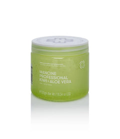 Mancine Professional Salt Body Scrub Kiwi + Aloe Vera - Professional Salon Brands