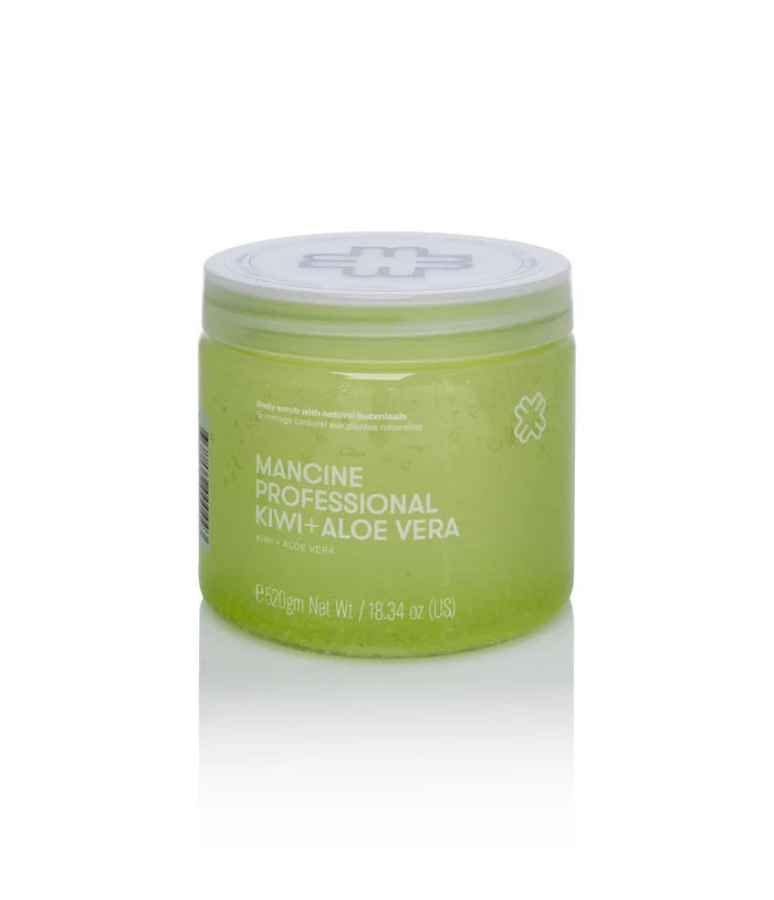 Mancine Professional Salt Body Scrub Kiwi + Aloe Vera