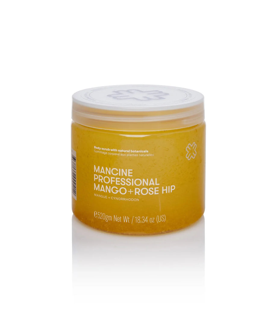 Mancine Professional Salt Body Scrub Mango + Rose Hip 520g