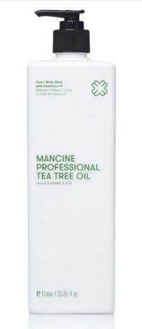 Mancine Tea Tree Oil / Face + Body Wash 1 Litre