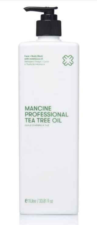 Mancine Professional Tea Tree Oil / Face + Body Wash 1 Litre
