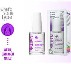 Nail Tek Hydrate For Weak Severely Damaged Nails 15ml - Professional Salon Brands