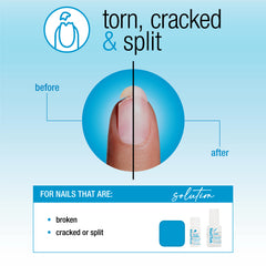 Nail Tek Nail Repair For Torn, Cracked Or Split Nails 2pc Kit - Professional Salon Brands