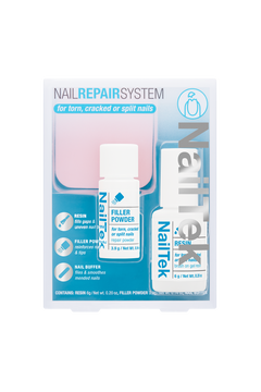 Nail Tek Nail Repair For Torn, Cracked Or Split Nails 2pc Kit - Professional Salon Brands