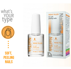 Nail Tek Ridge Filler For Soft Peeling Nails 15ml - Professional Salon Brands