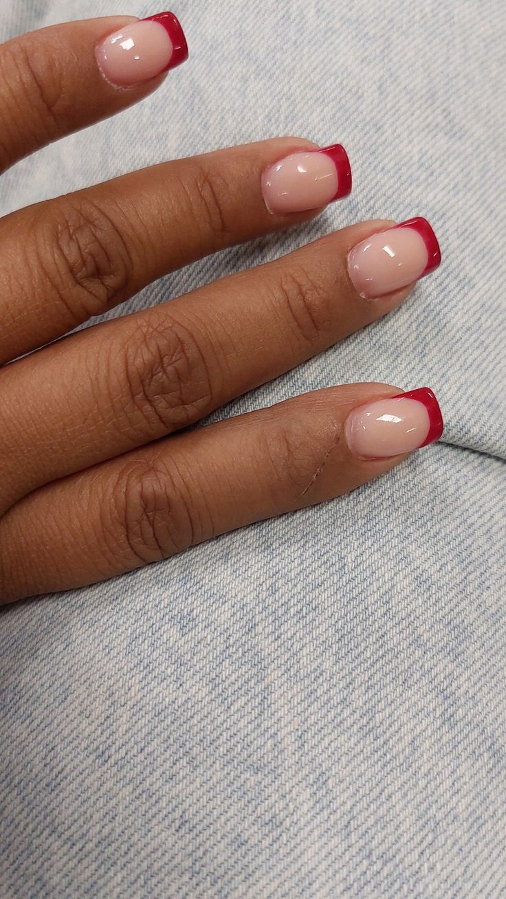 Dashing Diva French Wrap Plus Red 140 Tips