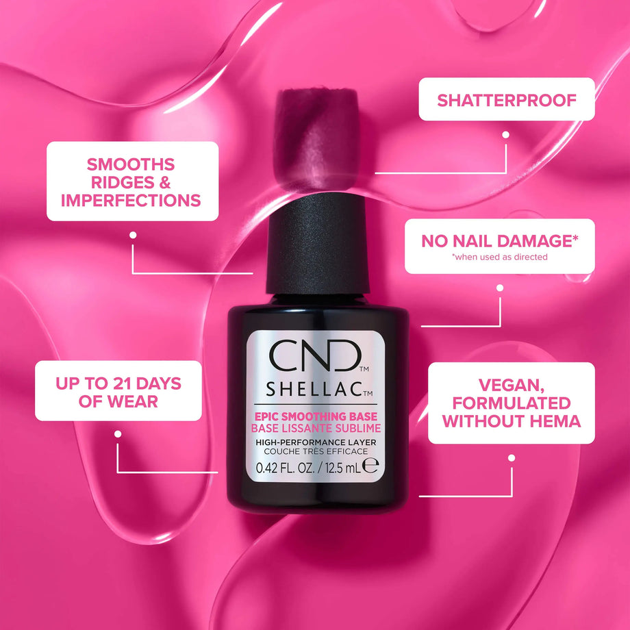 CND™ SHELLAC® Gel Polish Epic Smoothing Base 12.5 mL