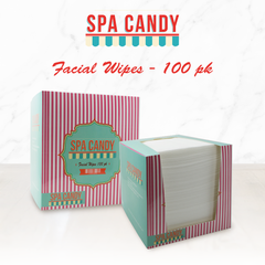 SPA Candy Facial Wipes 100 Pack - Professional Salon Brands