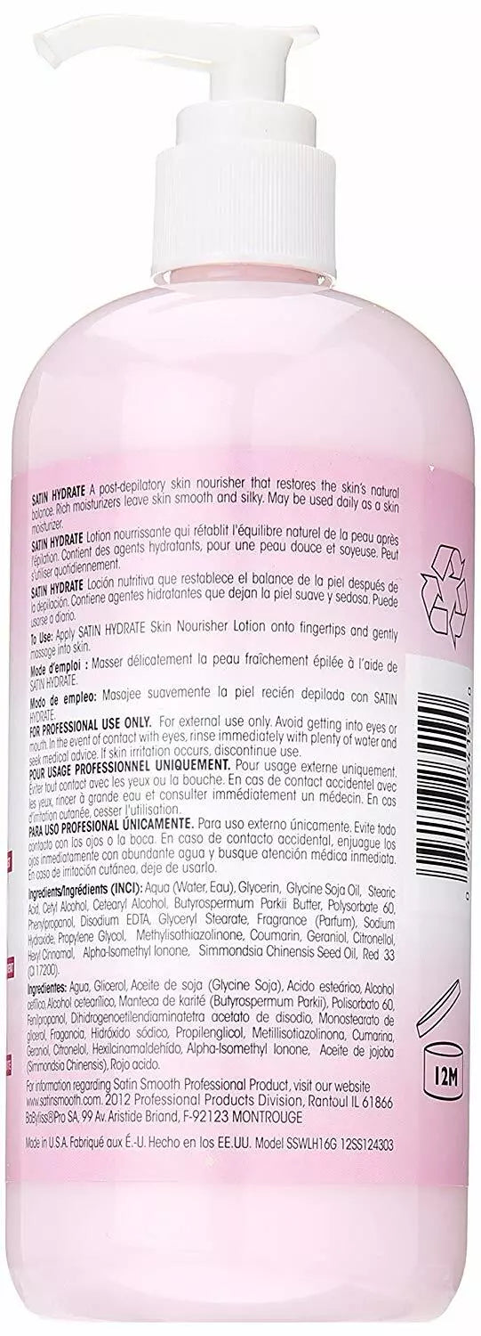 Satin Smooth Satin Hydrate Skin Nourisher Lotion 473ml - Professional Salon Brands