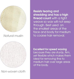 Satin Smooth Waxing Strip Tray 250 pcs - Professional Salon Brands