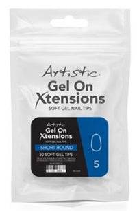 Artistic Gel On Xtensions Short Round Refill #5 50pk