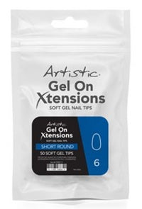 Artistic Gel On Xtensions Short Round Refill #6 50pk