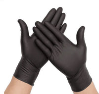 Nitrile Black Gloves Large Powder Free