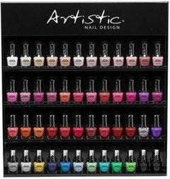 Artistic Nail Design 48pc Wall Rack Black - Professional Salon Brands