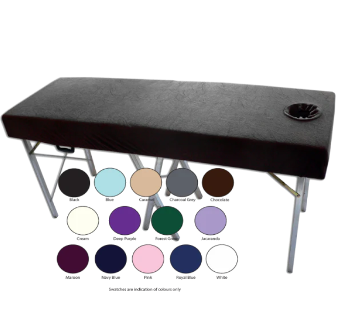 COUCH COVER WITH FACE HOLE NVY - Professional Salon Brands