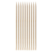 Wooden Point/Bevel Cuticle Sticks 5 Pack