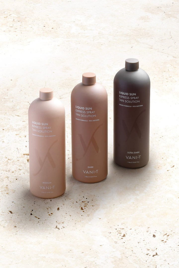 Vani-T Liquid Sun Express Spray Tan Solution (Chocolate Base) 1L