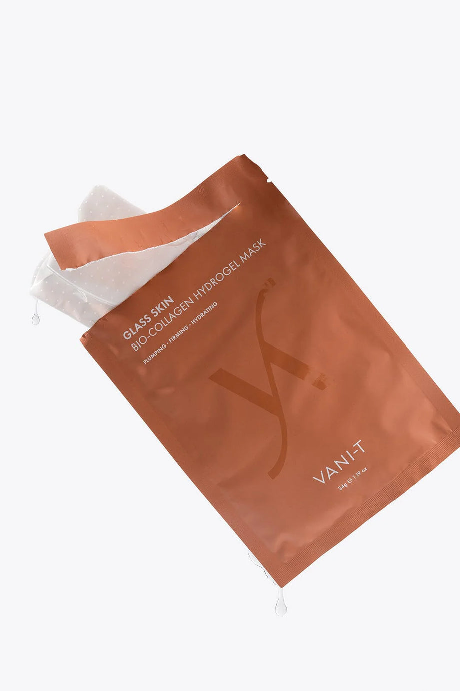 Vani-T Glass Skin Bio-Collagen Hydrogel Mask 4PK