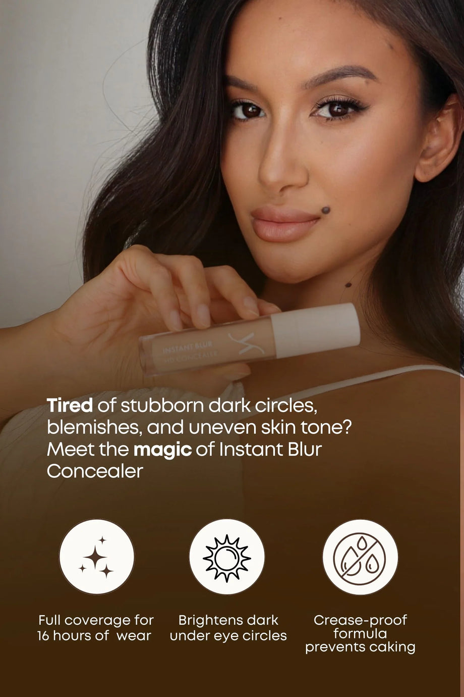 Vani-T Instant Blur HD Concealer Shade- C49 - Professional Salon Brands