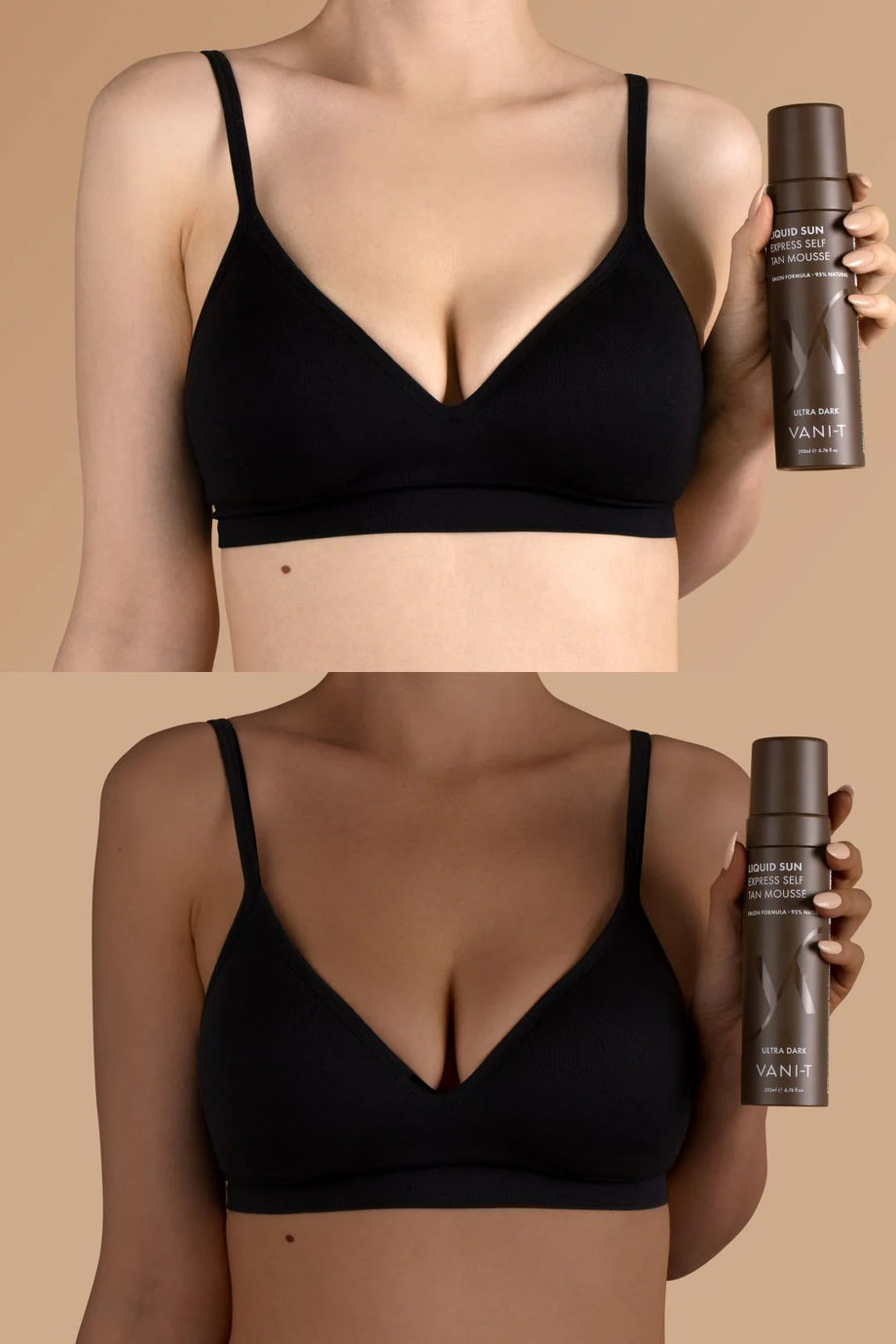 Vani-T Liquid Sun Express Self Tan Mousse (Chocolate Base) 200ML - Professional Salon Brands