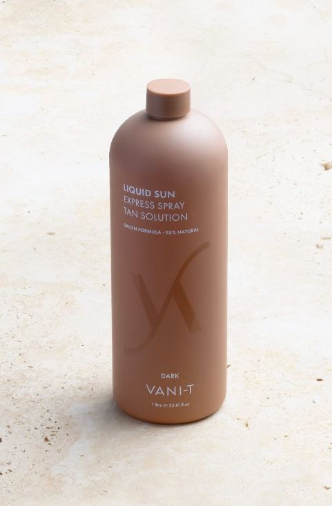 Vani-T Liquid Sun Express Spray Tan Solution (Chocolate Base) 1L - Professional Salon Brands