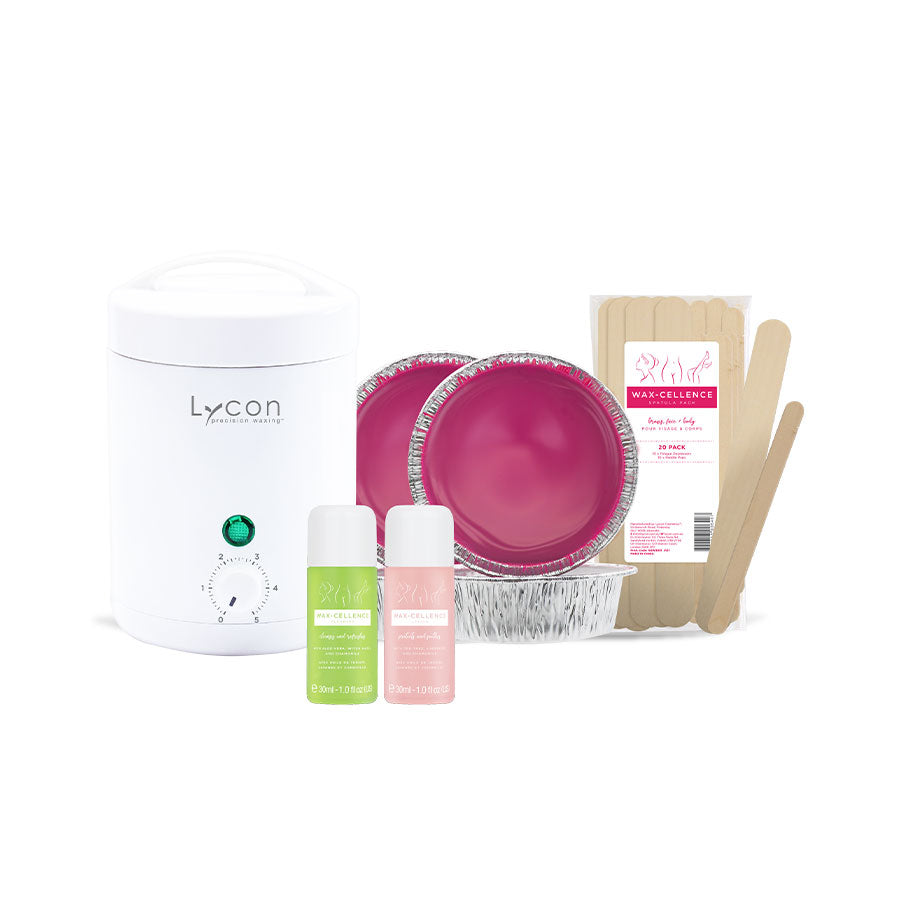 Lycon Wax-Cellence Delux At Home Waxing Kit