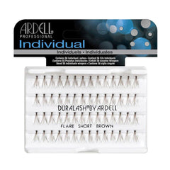 Ardell Lashes Flared Knotted Individuals - Short Brown - Professional Salon Brands