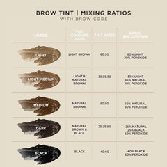 Brow Code Pro Tint Kit with Wax - Professional Salon Brands
