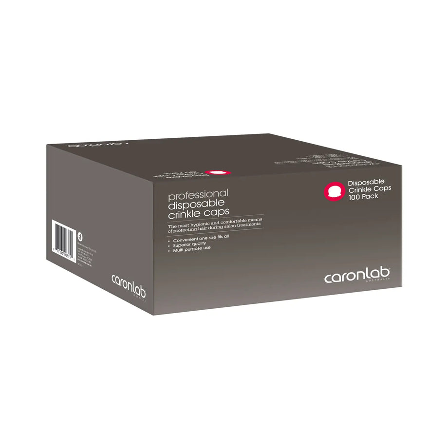 Caronlab Disposable Crinkle Caps 100pk